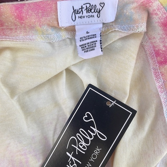 Just Polly Tie Die Sleeveless Top Size L - Picture 5 of 5